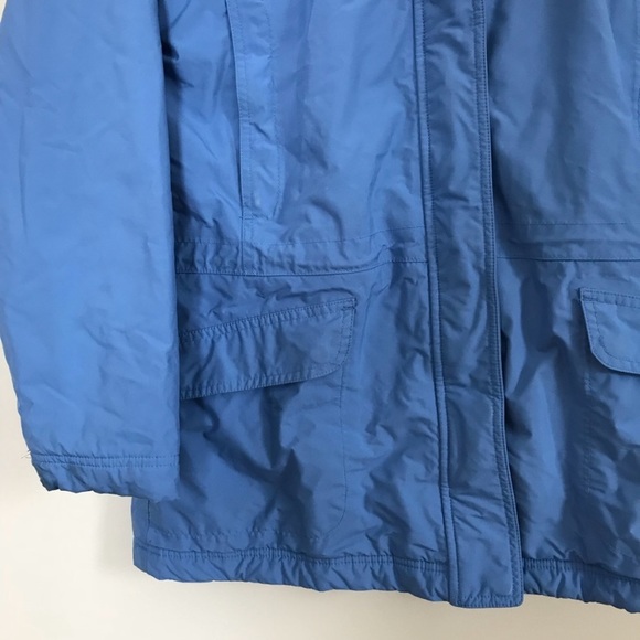 LL Bean Women’s Light Blue parka jacket M B3 - Picture 3 of 7